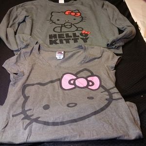 2 Hello Kitty shirts XL
